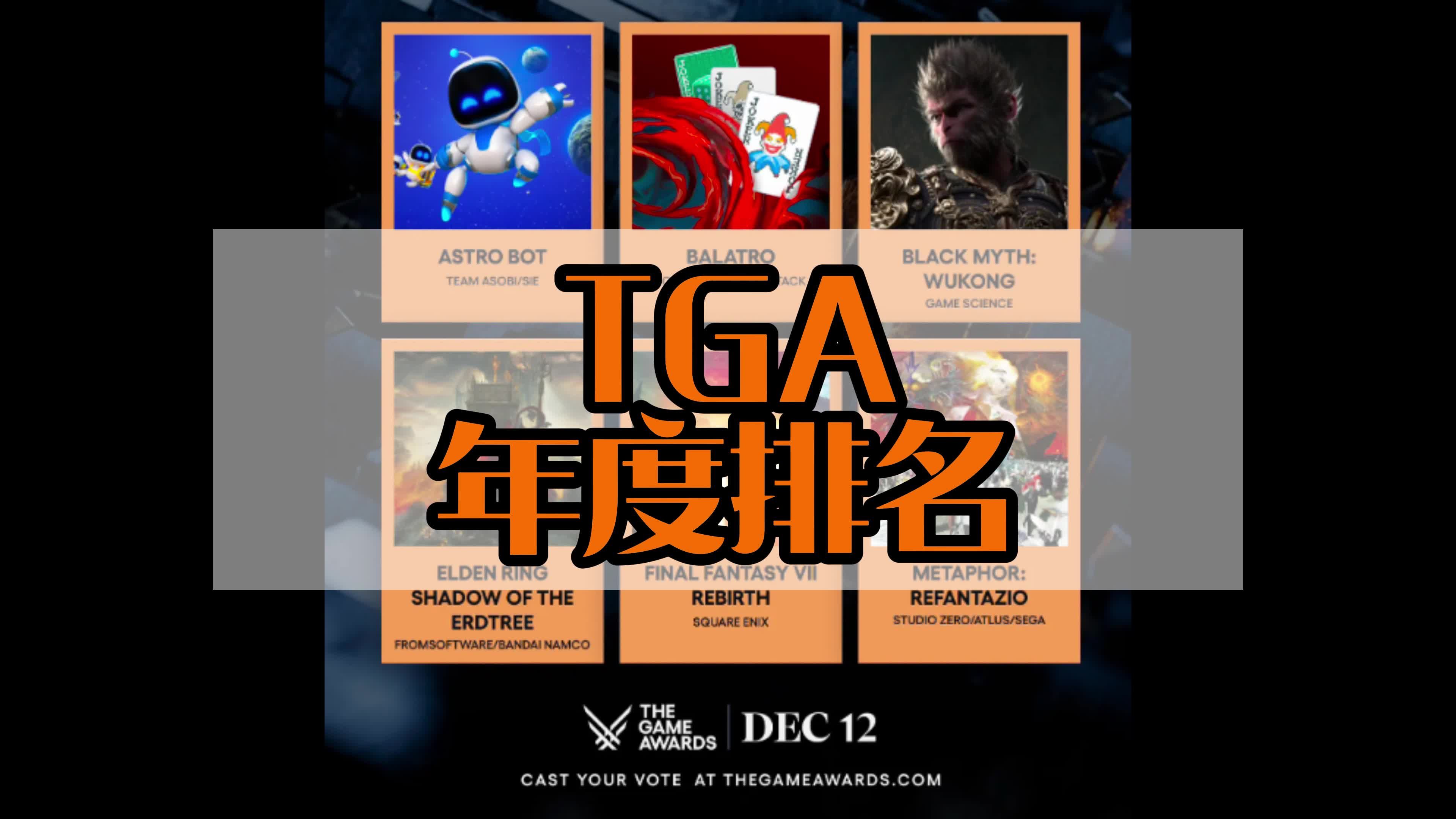 TGA2025年度最佳游戏